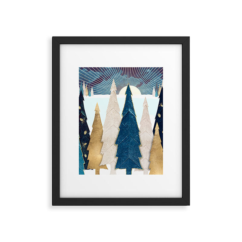 Winter Trees Framed Art Print Gallery Image 6