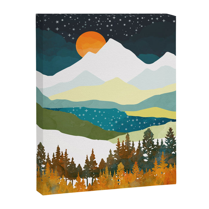 Winters Night Canvas Print Gallery Image 1