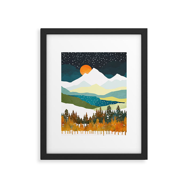 Winters Night Framed Art Print Gallery Image 4