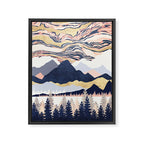 Winter's Sky Framed Canvas Print Gallery Image 8