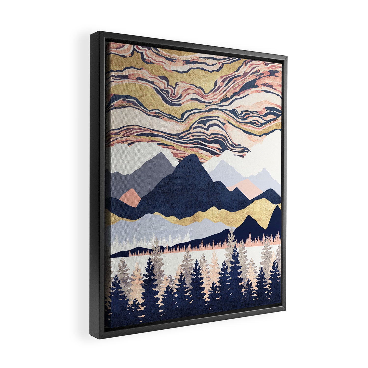 Winter's Sky Framed Canvas Print Gallery Image 2
