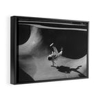 Skatepark Astronaut Framed Canvas Print Gallery Image 2