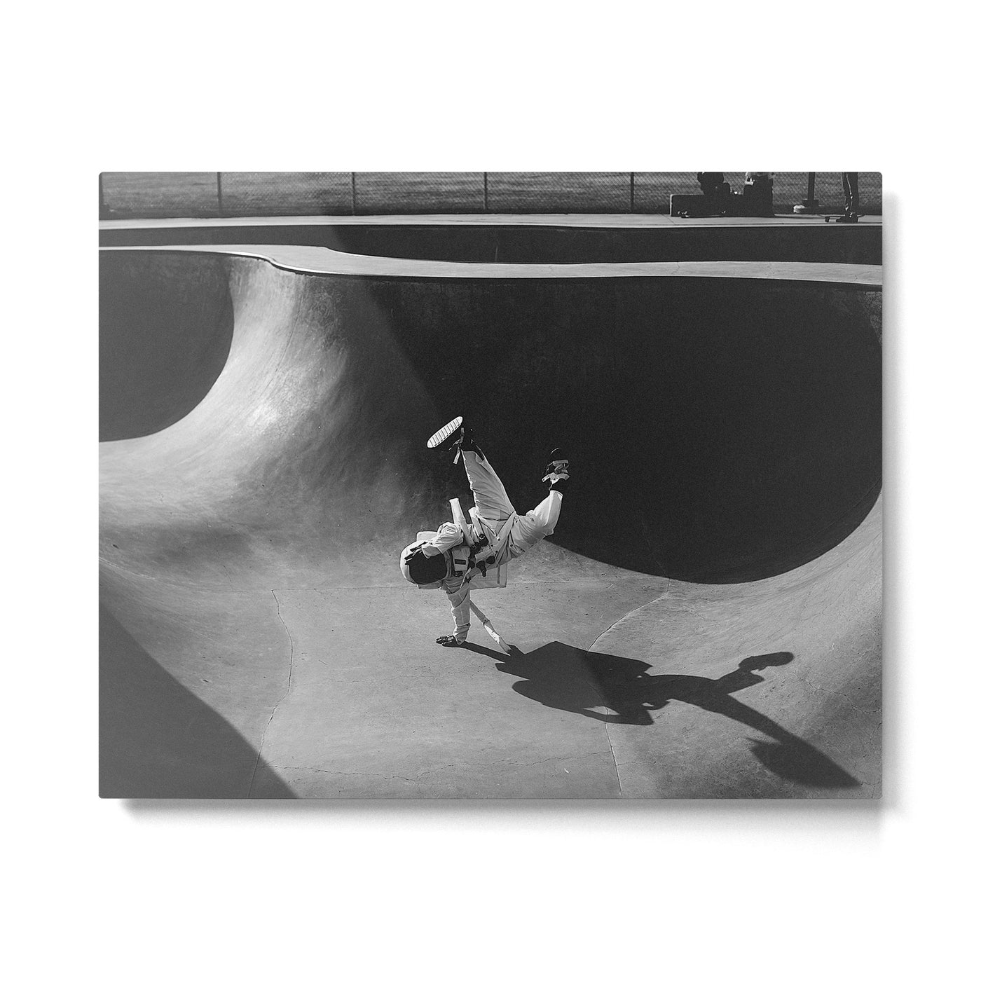 Skatepark Astronaut Metal Print