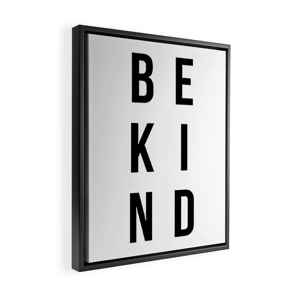 Be kind Framed Canvas Print Gallery Image 2