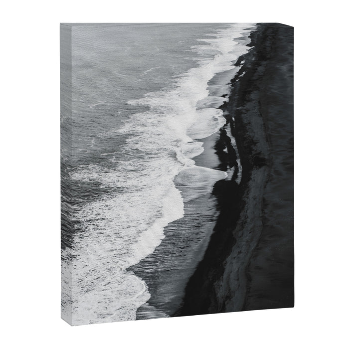 Beach Black And White Canvas Print Gallery Image 1