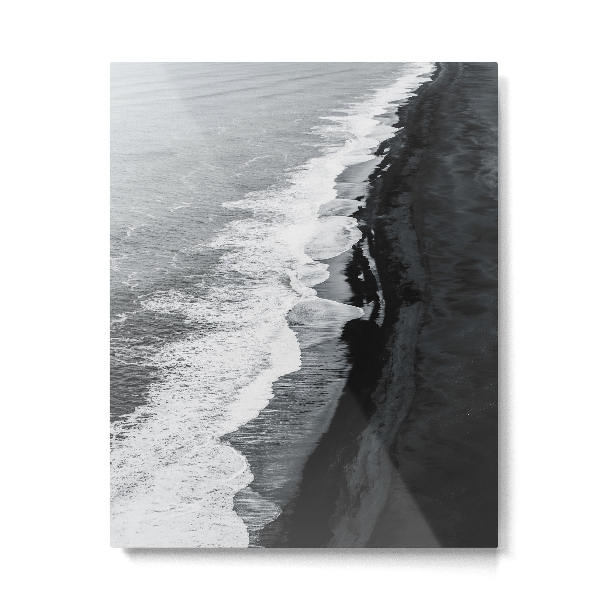 Beach Black And White Metal Print Gallery Image 4