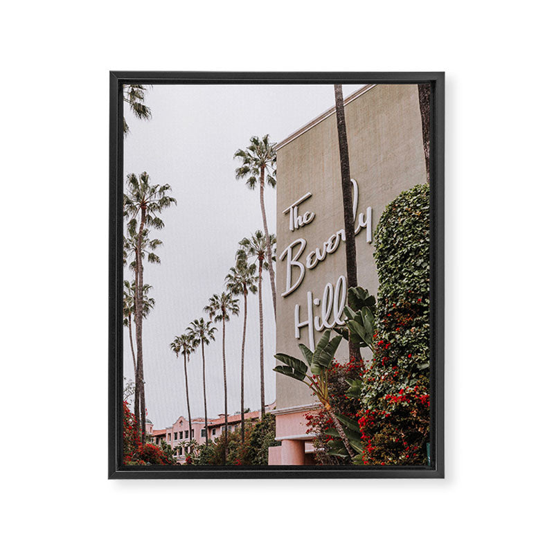 Beverly Hills Hotel Framed Canvas Print Gallery Image 6