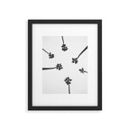 Black and white palms photo Framed Art Print Gallery Image 5
