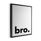 bro. Framed Canvas Print Gallery Image 2
