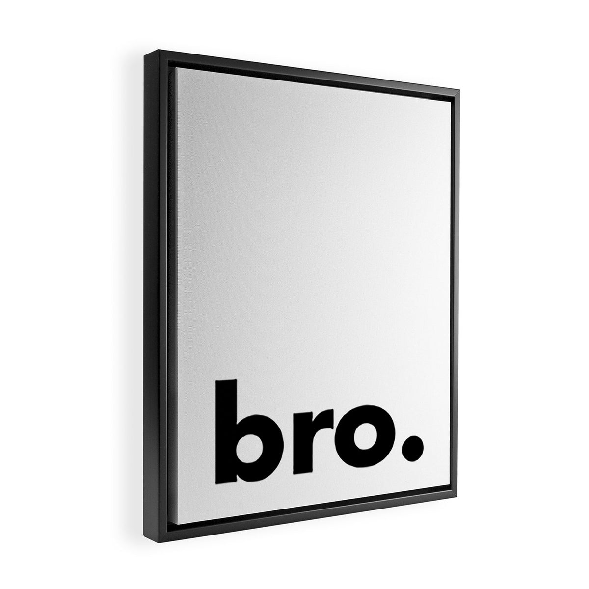 bro. Framed Canvas Print Gallery Image 2