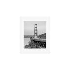 Golden Gate Bridge Black And White Art Print Gallery Image 1
