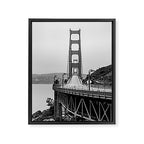 Golden Gate Bridge Black And White Framed Canvas Print Gallery Image 6