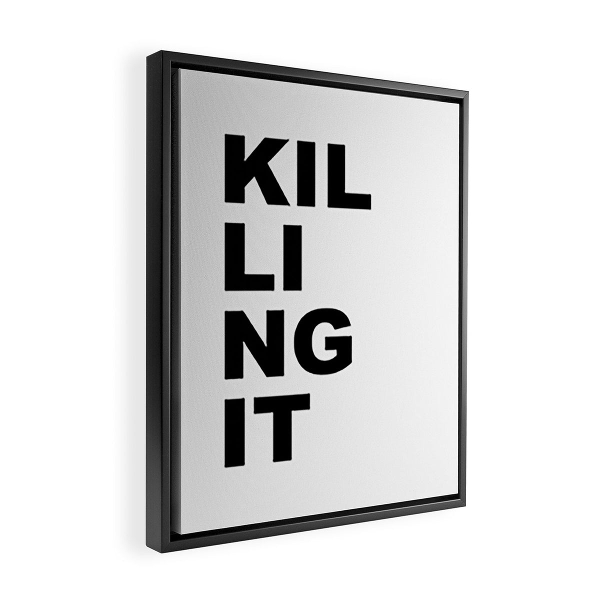 Killing it Framed Canvas Print Gallery Image 2