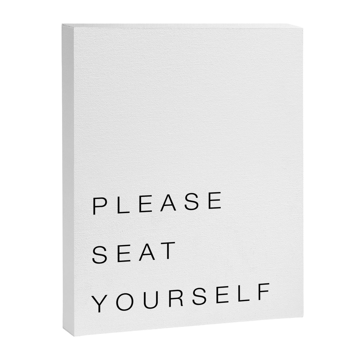 Please Seat Yourself Canvas Print Gallery Image 6