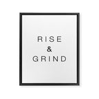 Rise and grind Framed Canvas Print Gallery Image 6