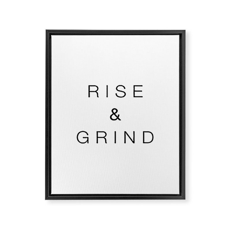 Rise and grind Framed Canvas Print Gallery Image 6