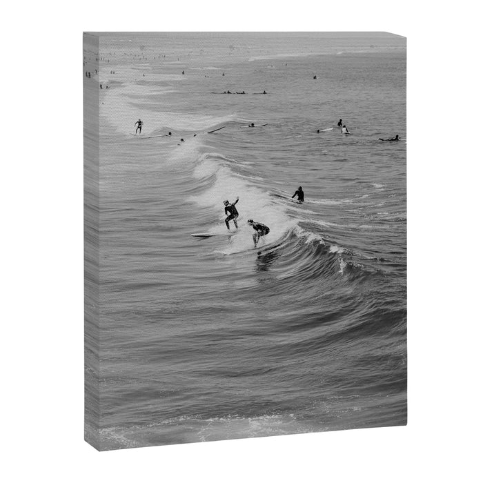 Surf Beach Photo Canvas Print Gallery Image 1