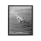 Surf Beach Photo Framed Canvas Print Gallery Image 6