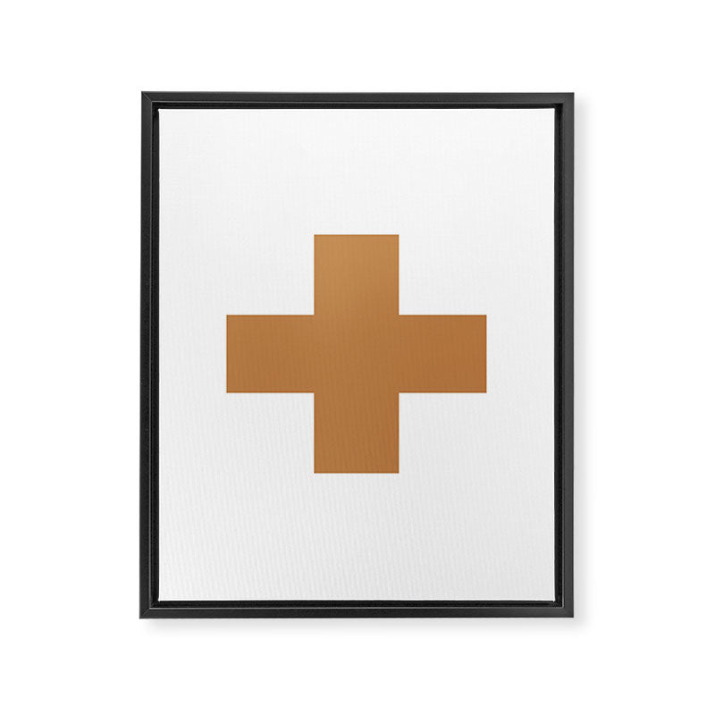 Swiss cross plus Framed Canvas Print Gallery Image 6
