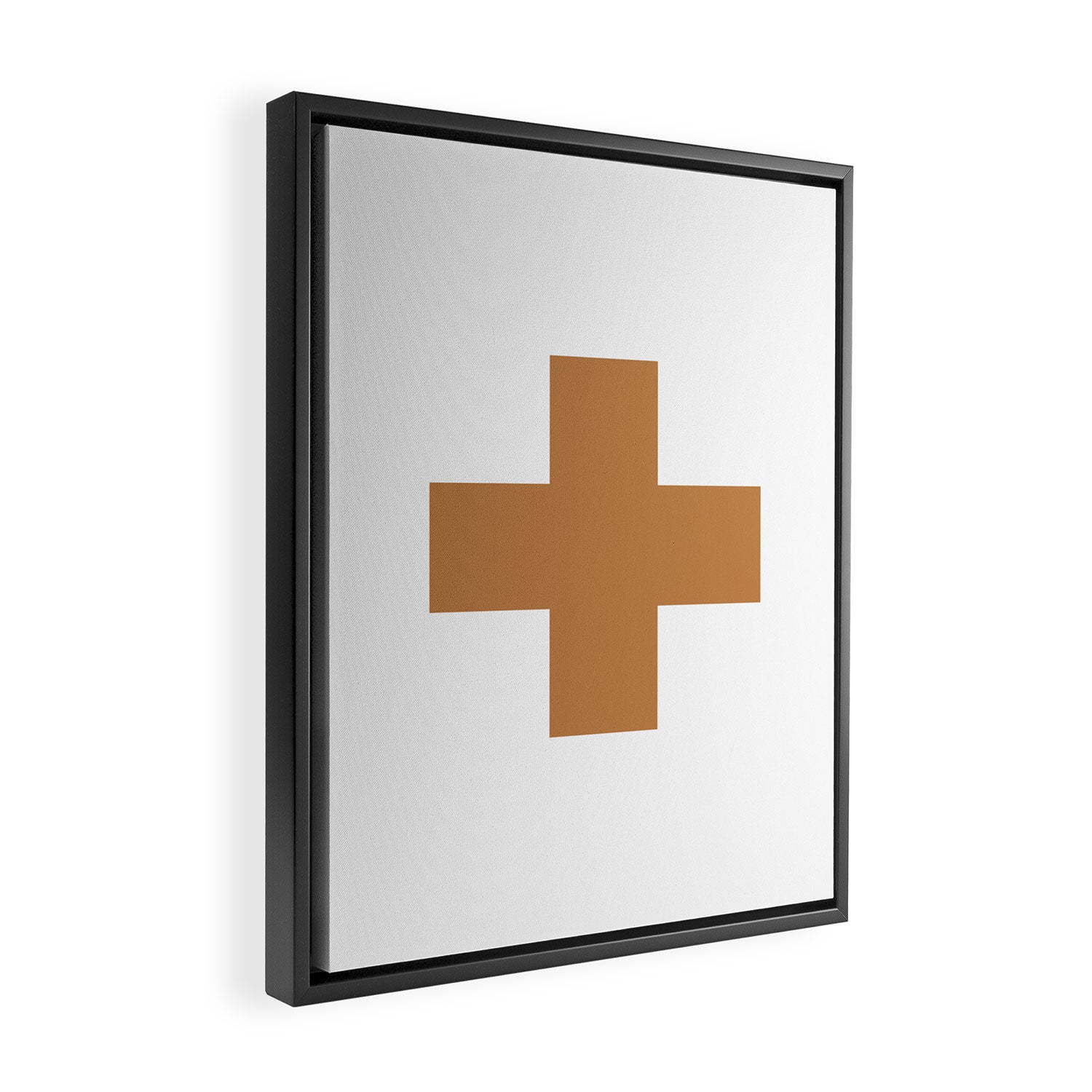 Swiss cross plus Framed Canvas Print Gallery Image 2