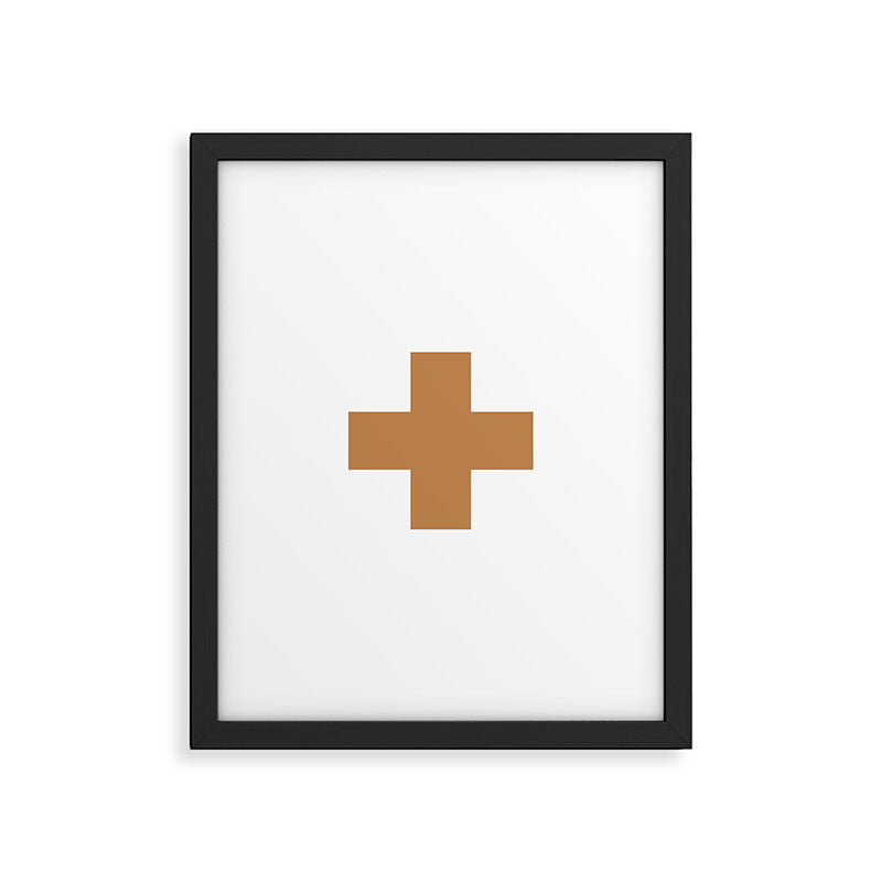 Swiss cross plus Framed Art Print Gallery Image 5