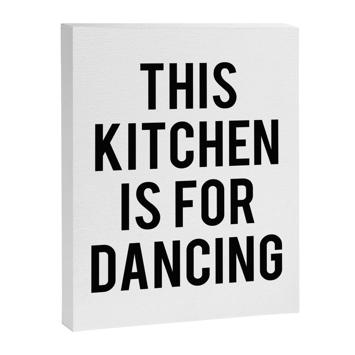 This kitchen is for dancing Canvas Print Gallery Image 1