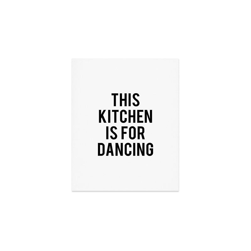 This kitchen is for dancing Art Print Gallery Image 1