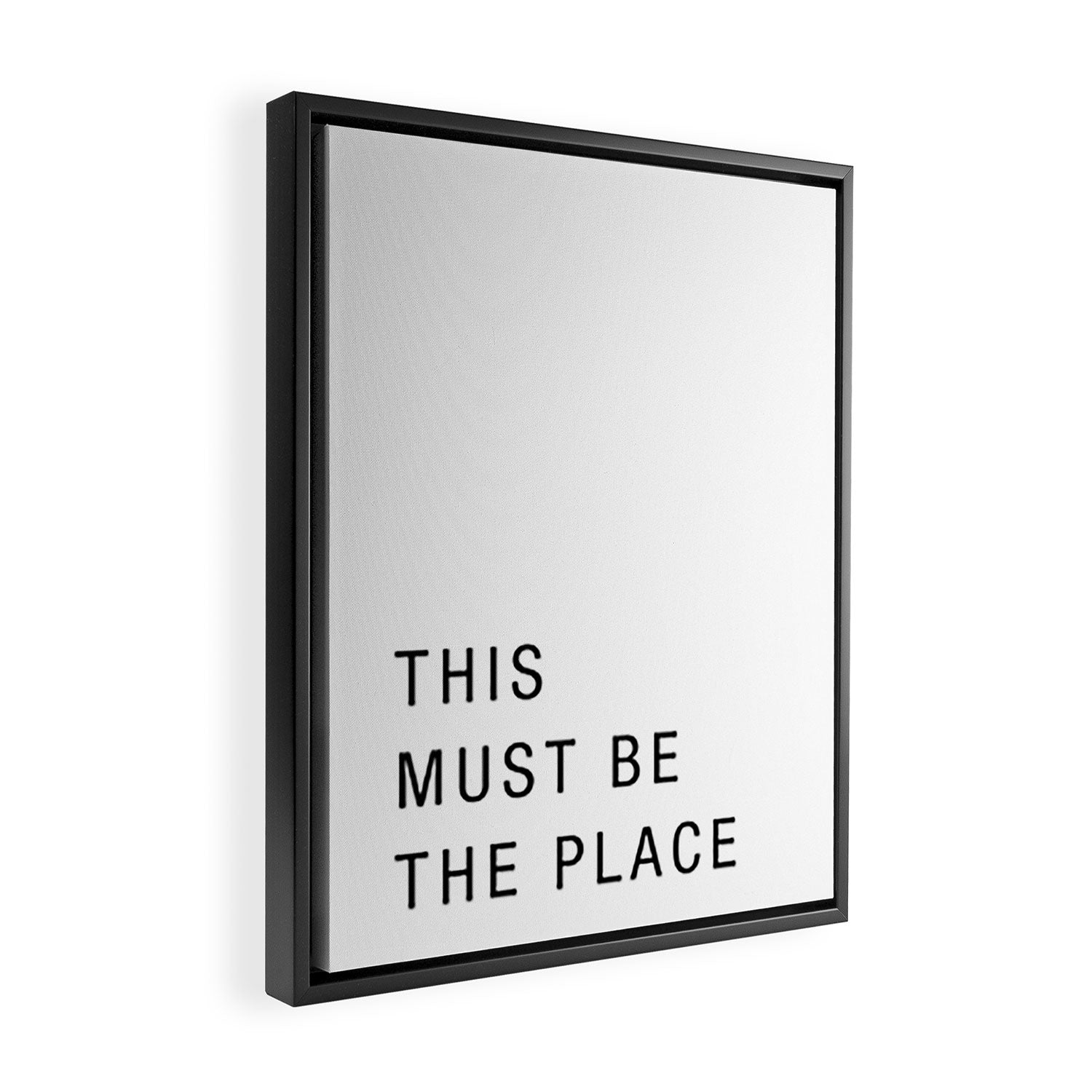 This must be the place Framed Canvas Print Gallery Image 2