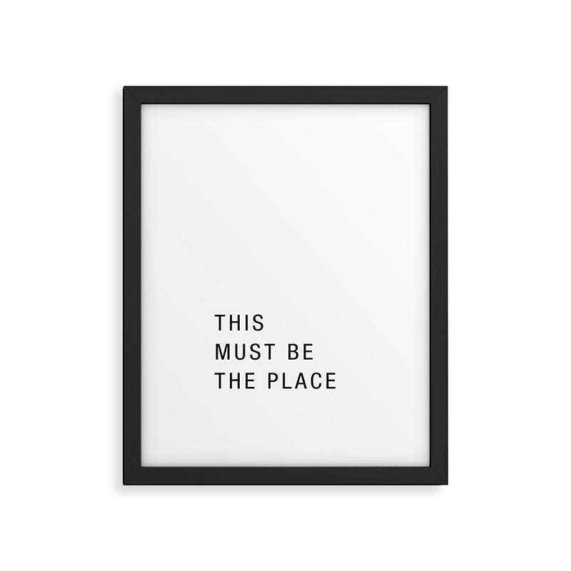 This must be the place Framed Art Print Gallery Image 4