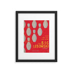 The Big Lebowski - Movie Poster, Coen brothers film, Jeff Bridges, John Turturro, bowling Framed Art Print Gallery Image 4