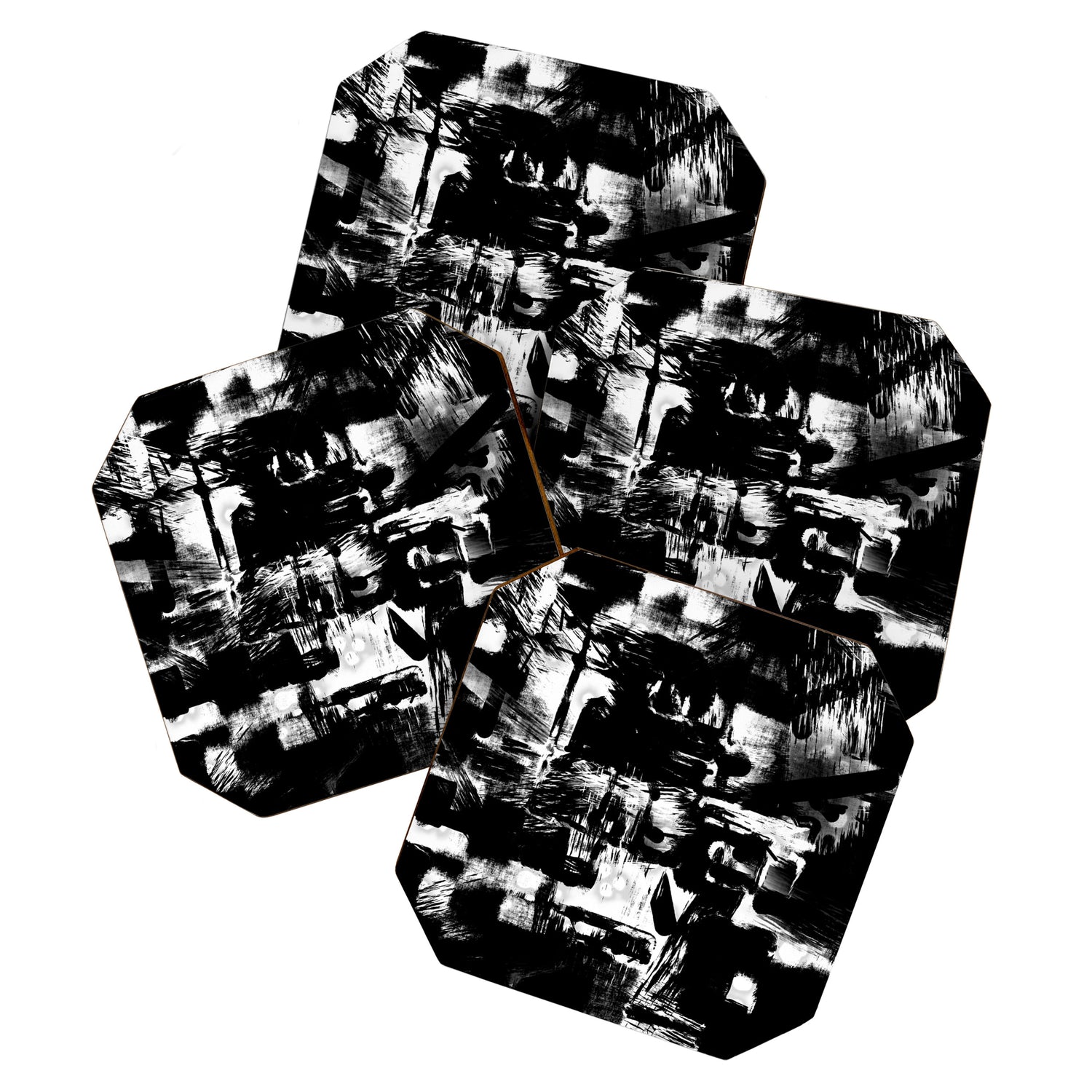 Black and White Coaster Gallery Image 1