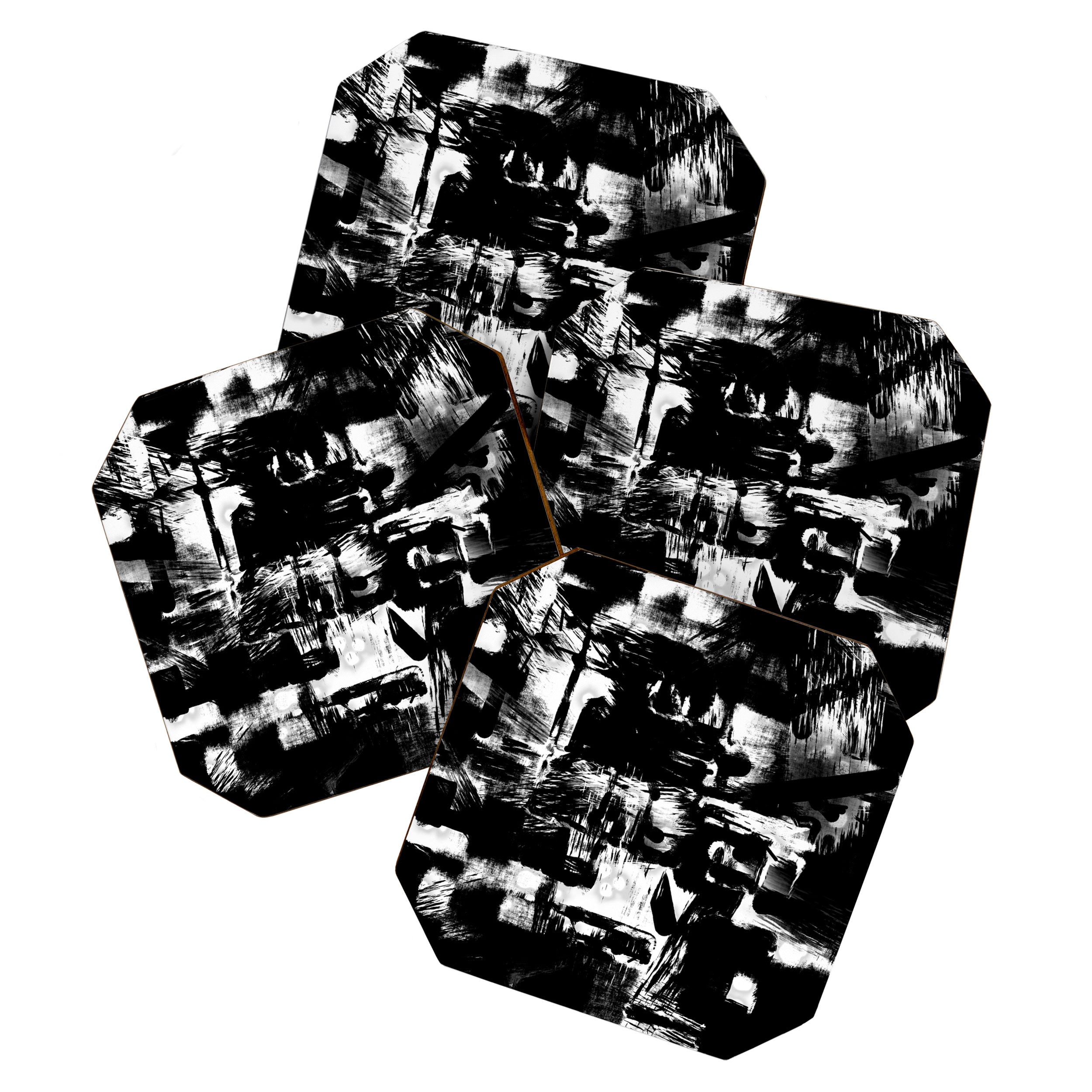 Black and White Coaster Gallery Image 1