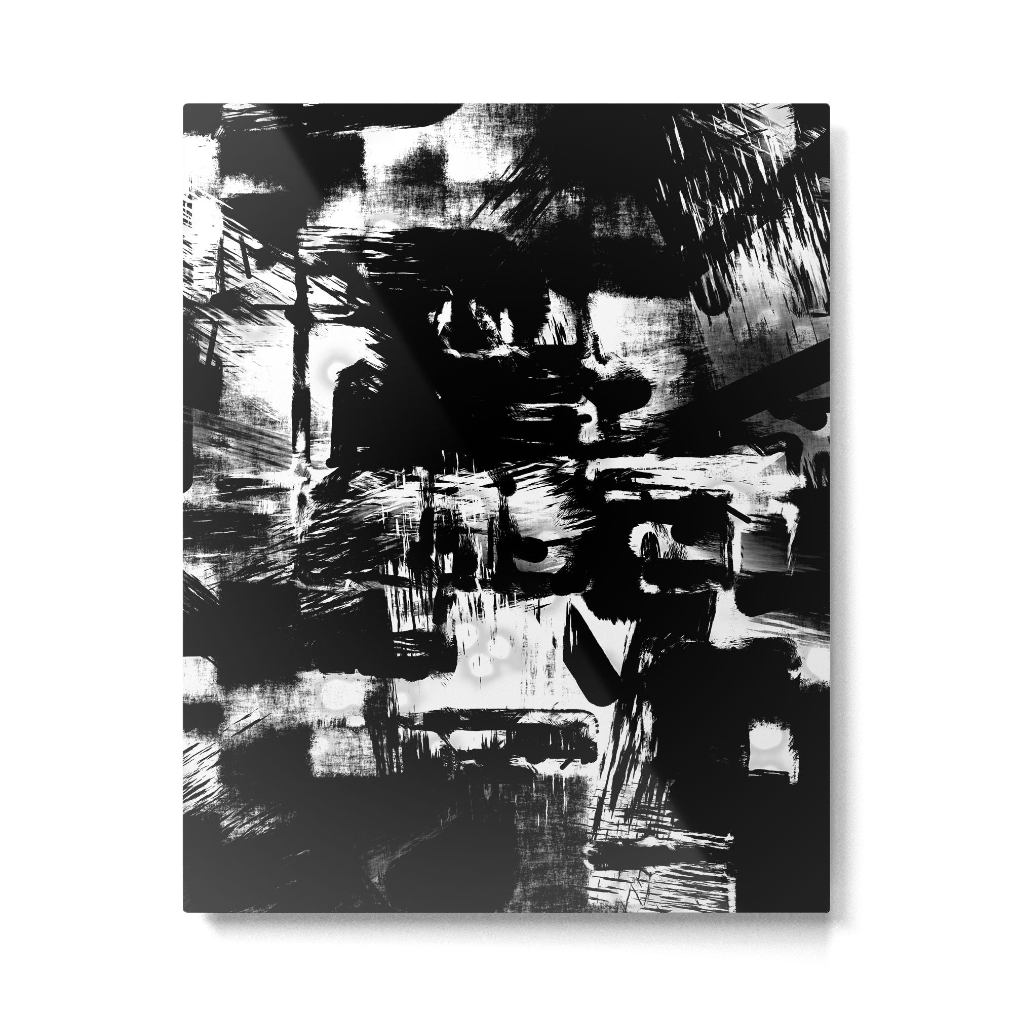 Black and White Metal Print Gallery Image 6