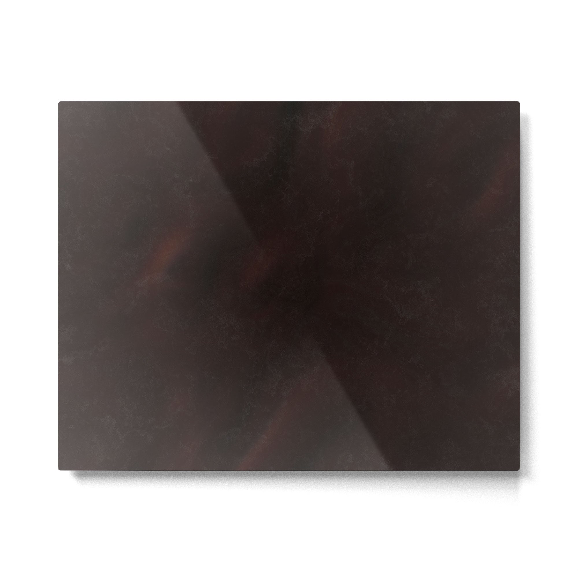 Dark Brown Metal Print Gallery Image 4