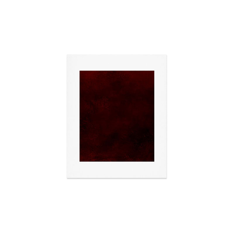 Dark Red Art Print Gallery Image 1