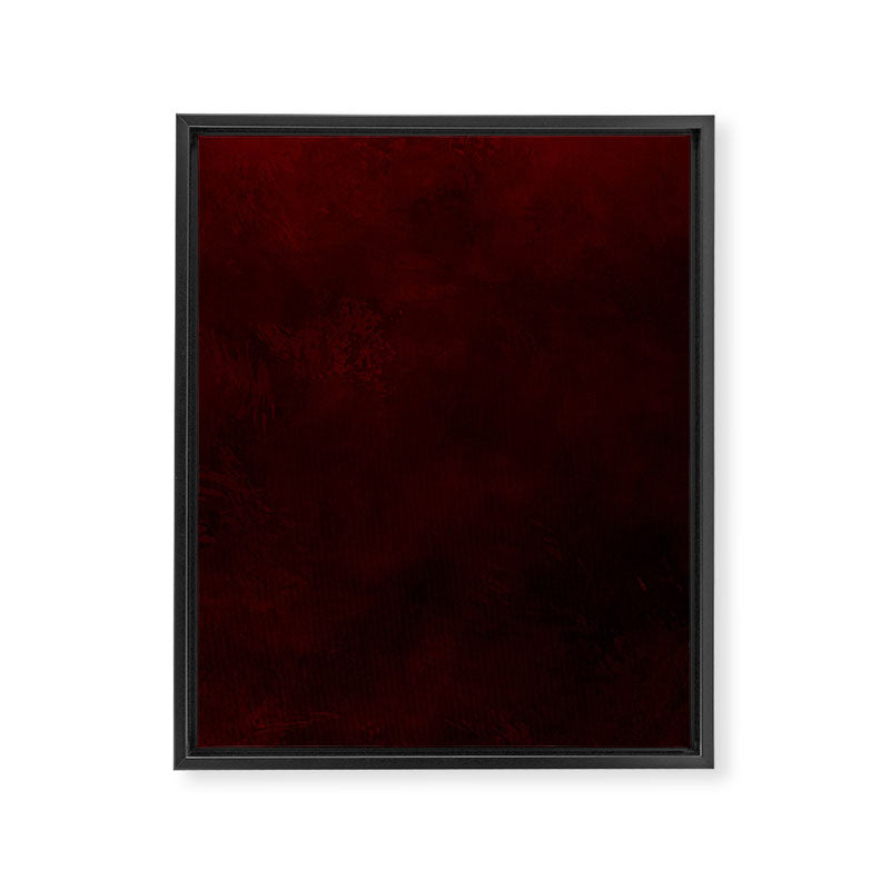 Dark Red Framed Canvas Print Gallery Image 6