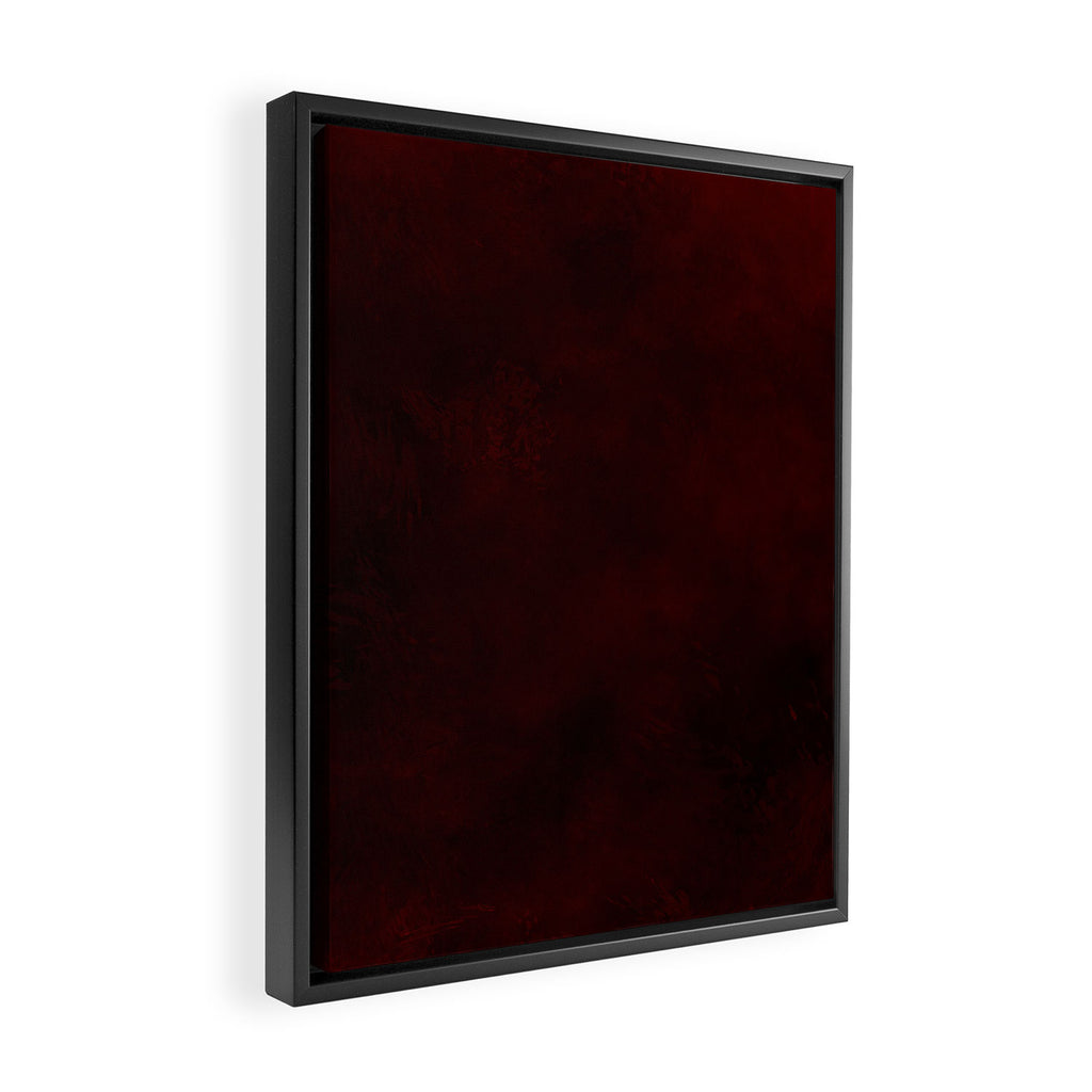 Dark Red Framed Canvas Print Gallery Image 2