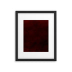 Dark Red Framed Art Print Gallery Image 5
