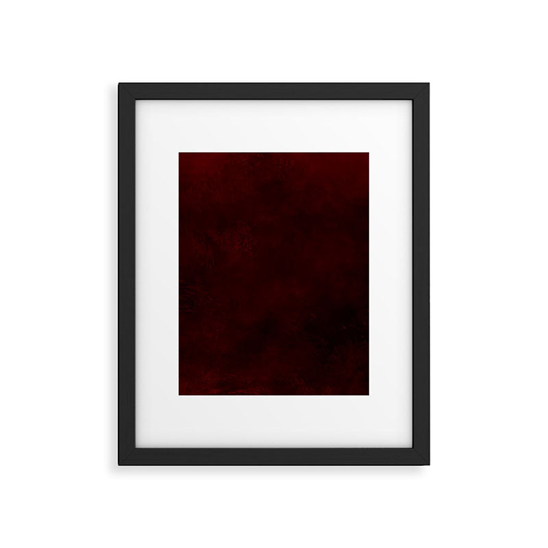 Dark Red Framed Art Print Gallery Image 5