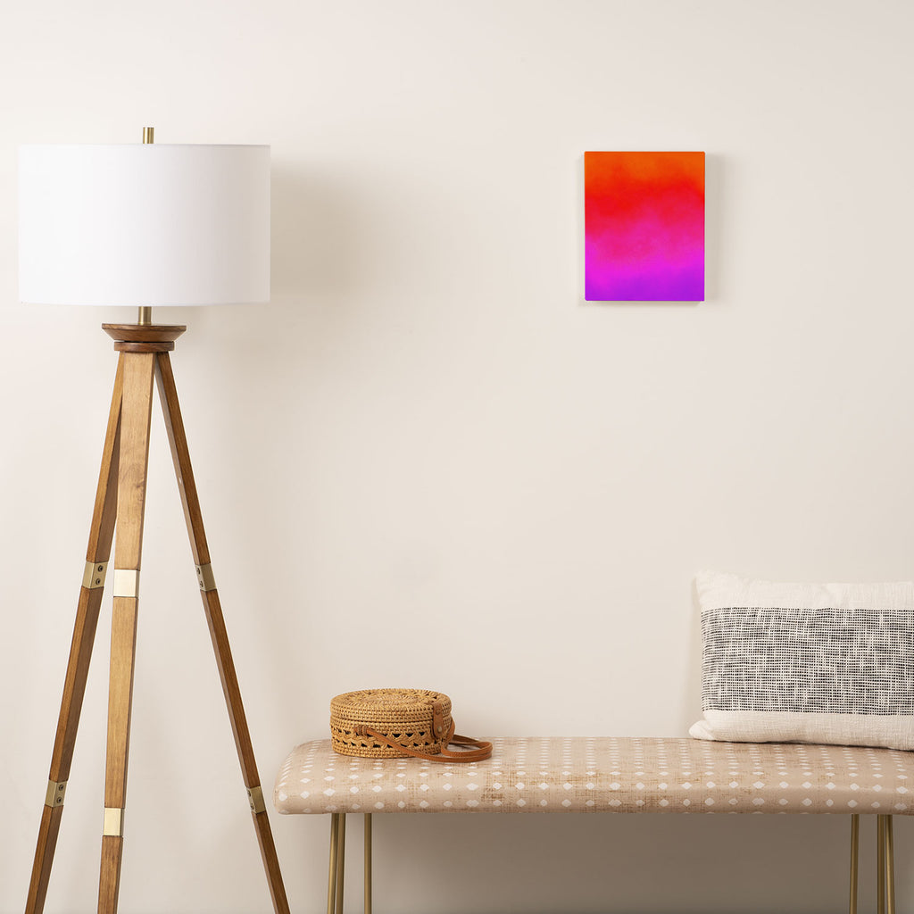 Gradient orange red violet Canvas Print Gallery Image 2