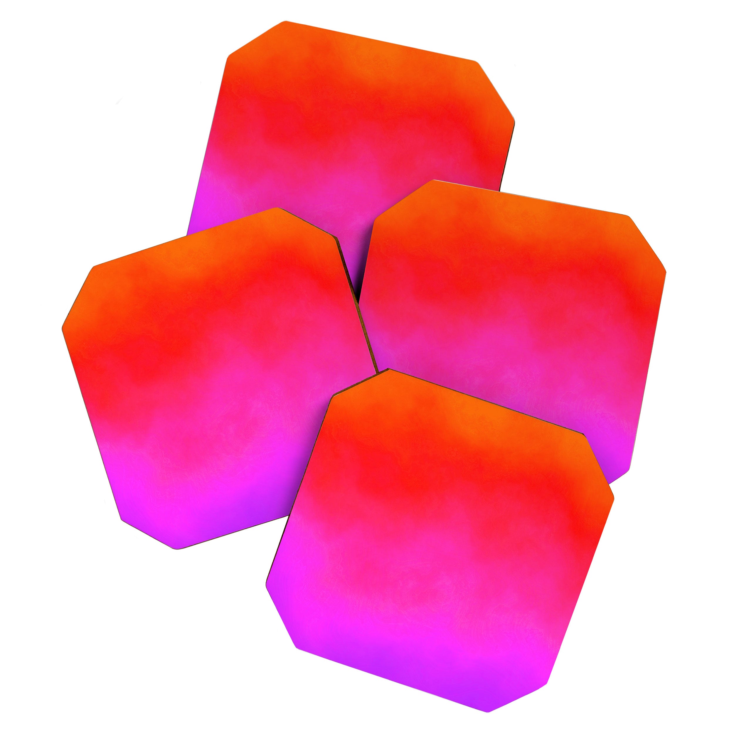 Gradient orange red violet Coaster Gallery Image 1