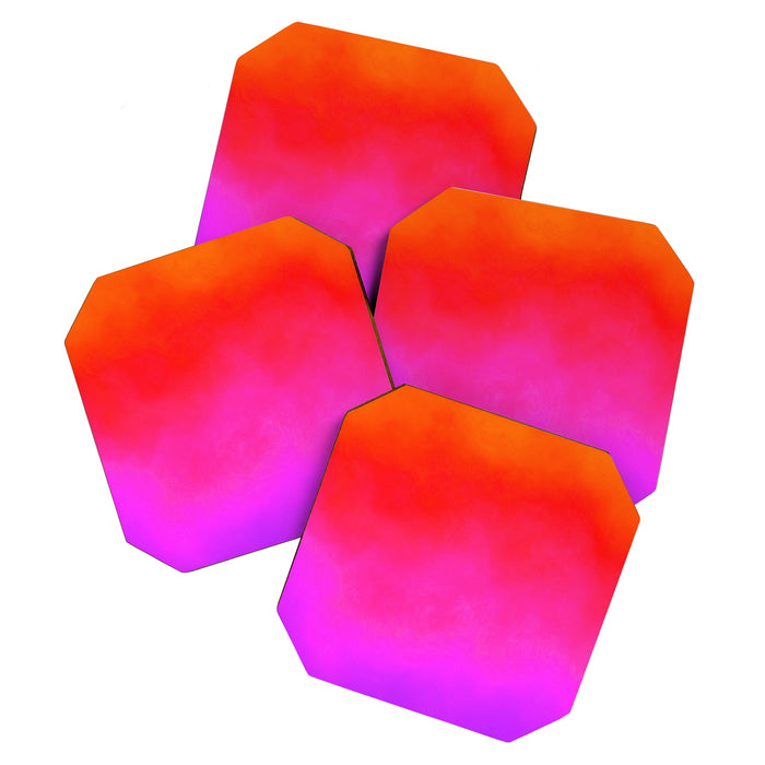 Gradient orange red violet Coaster Gallery Image 1