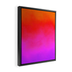 Gradient orange red violet Framed Canvas Print Gallery Image 2