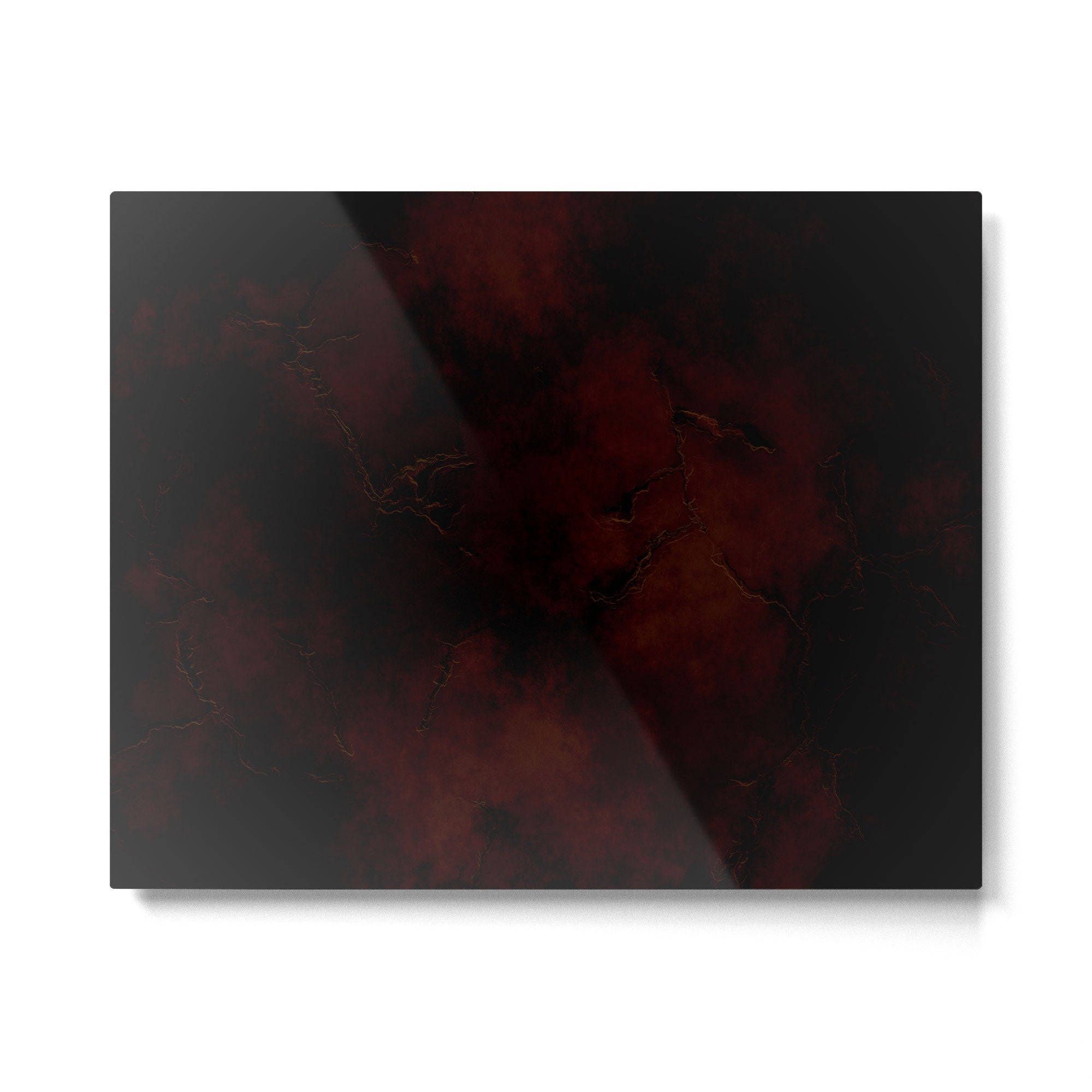 Grunge dark black red Metal Print Gallery Image 4