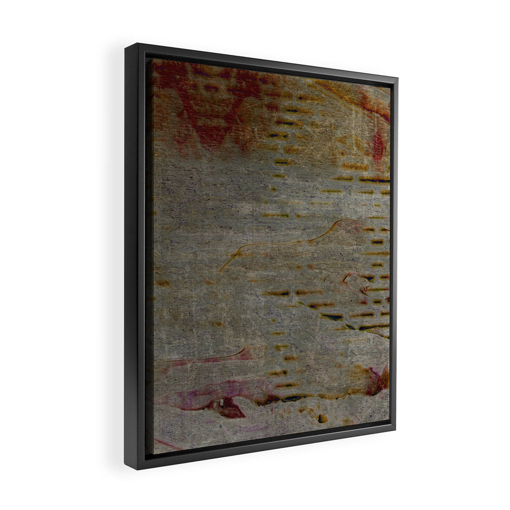 Grunge Wall Framed Canvas Print Gallery Image 2