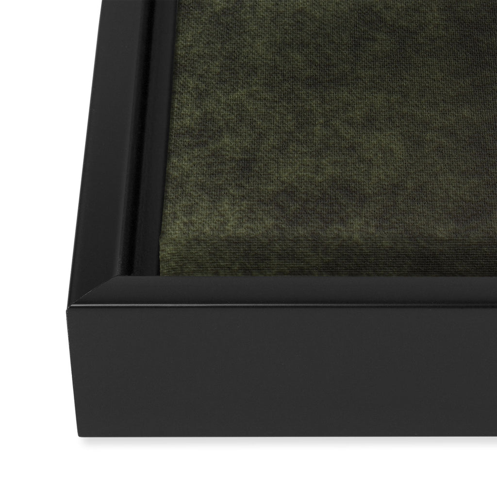 Old dark green Framed Canvas Print Gallery Image 3
