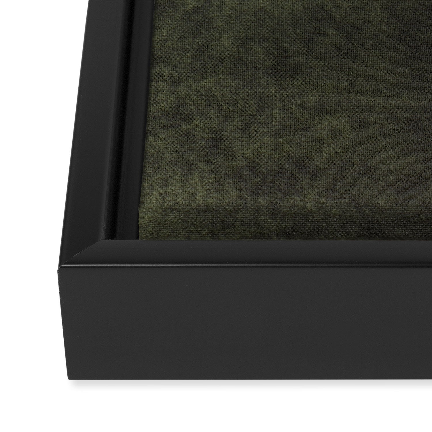 Old dark green Framed Canvas Print Gallery Image 3