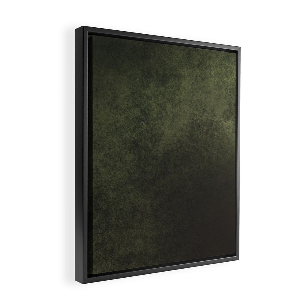 Old dark green Framed Canvas Print Gallery Image 2