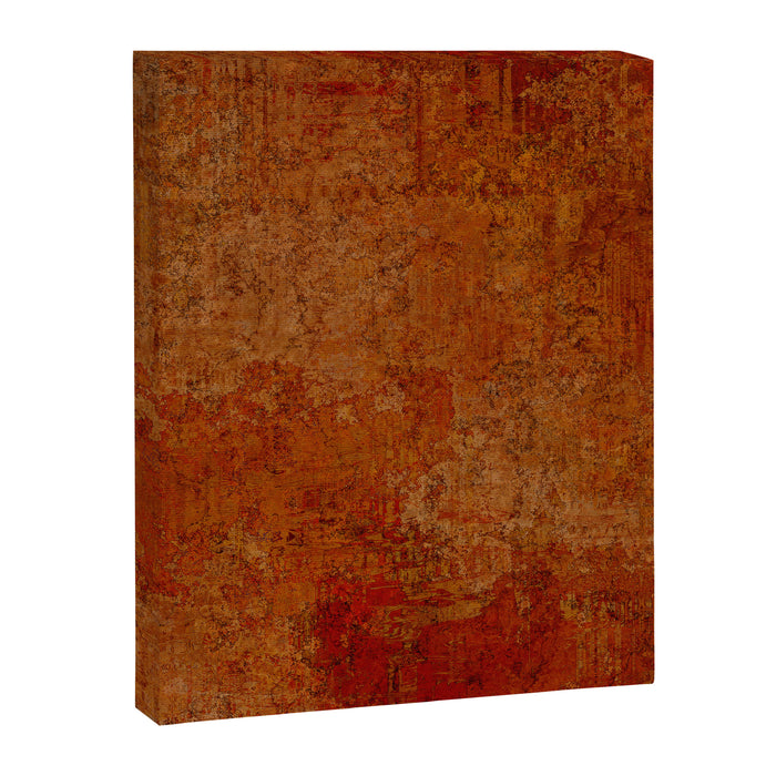 Warm orange cooper red Canvas Print Gallery Image 1