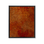 Warm orange cooper red Framed Canvas Print Gallery Image 8